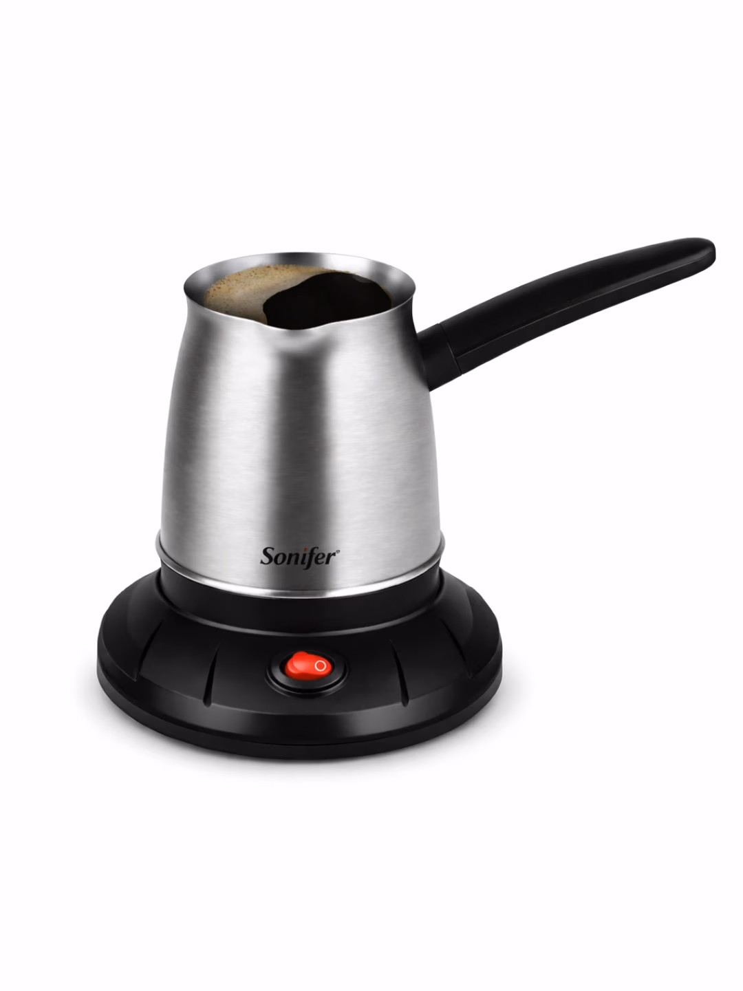 Elektr turka Sonifer SF-3604, turk kofesi uchun, 0.5 L, kumush - 4