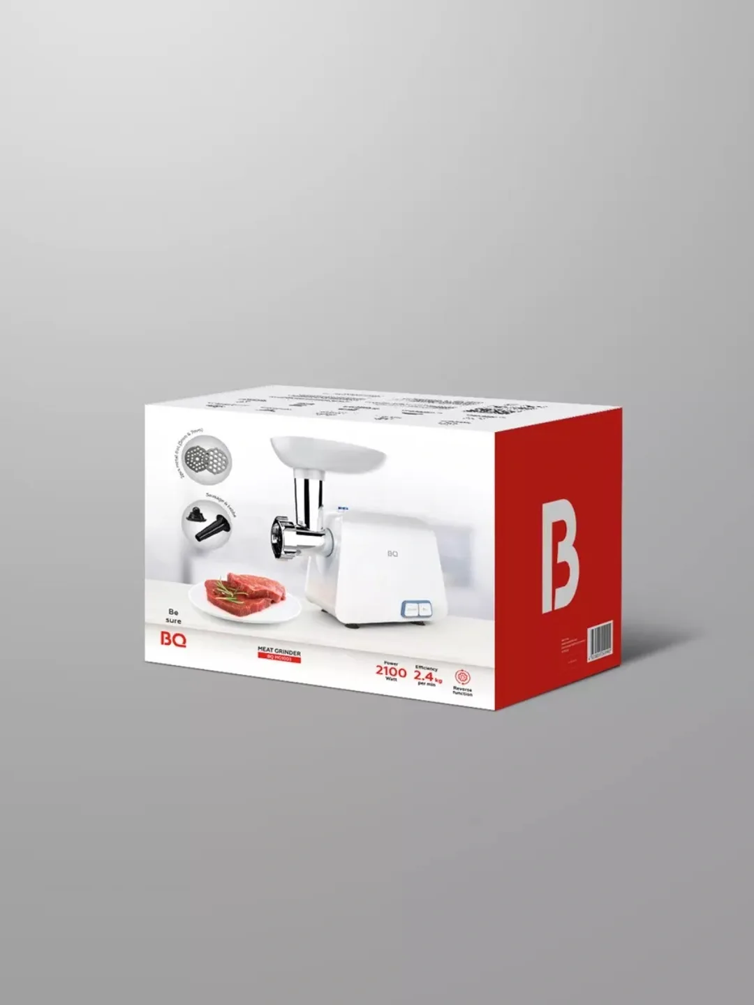 Elektr go'shtqiymalagich BQ MG1003, 2100 Vt, oq