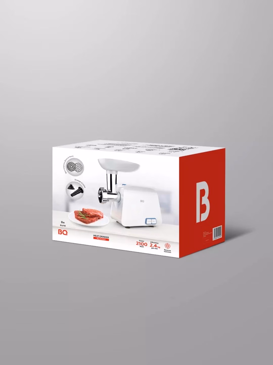 Elektr go'shtqiymalagich BQ MG1003, 2100 Vt, oq - 10