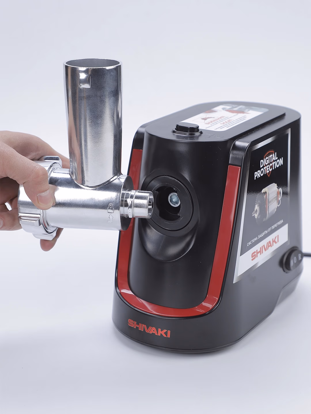 Elektr go'shtqiymalagich Shivaki MG-1013, 1200 Vt, qora - 7