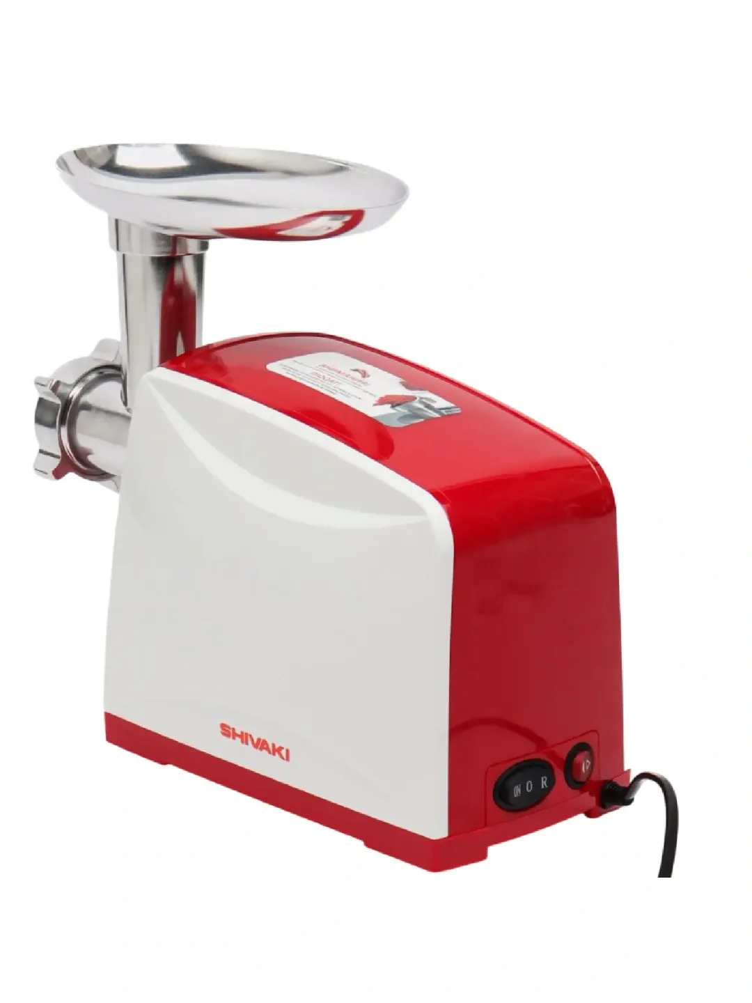Elektr go'shtqiymalagich Shivaki MG-2650, oq-qizil