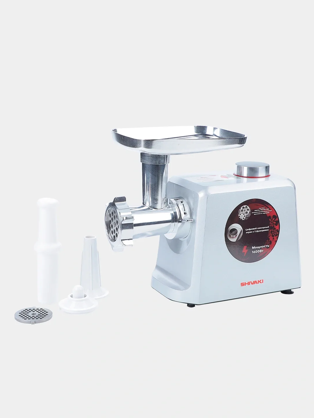 Elektr go'shtqiymalagich Shivaki MG-1183, 1600 Vt, oq