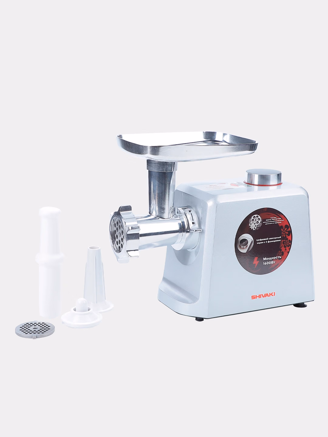 Elektr go'shtqiymalagich Shivaki MG-1183, 1600 Vt, oq - 5
