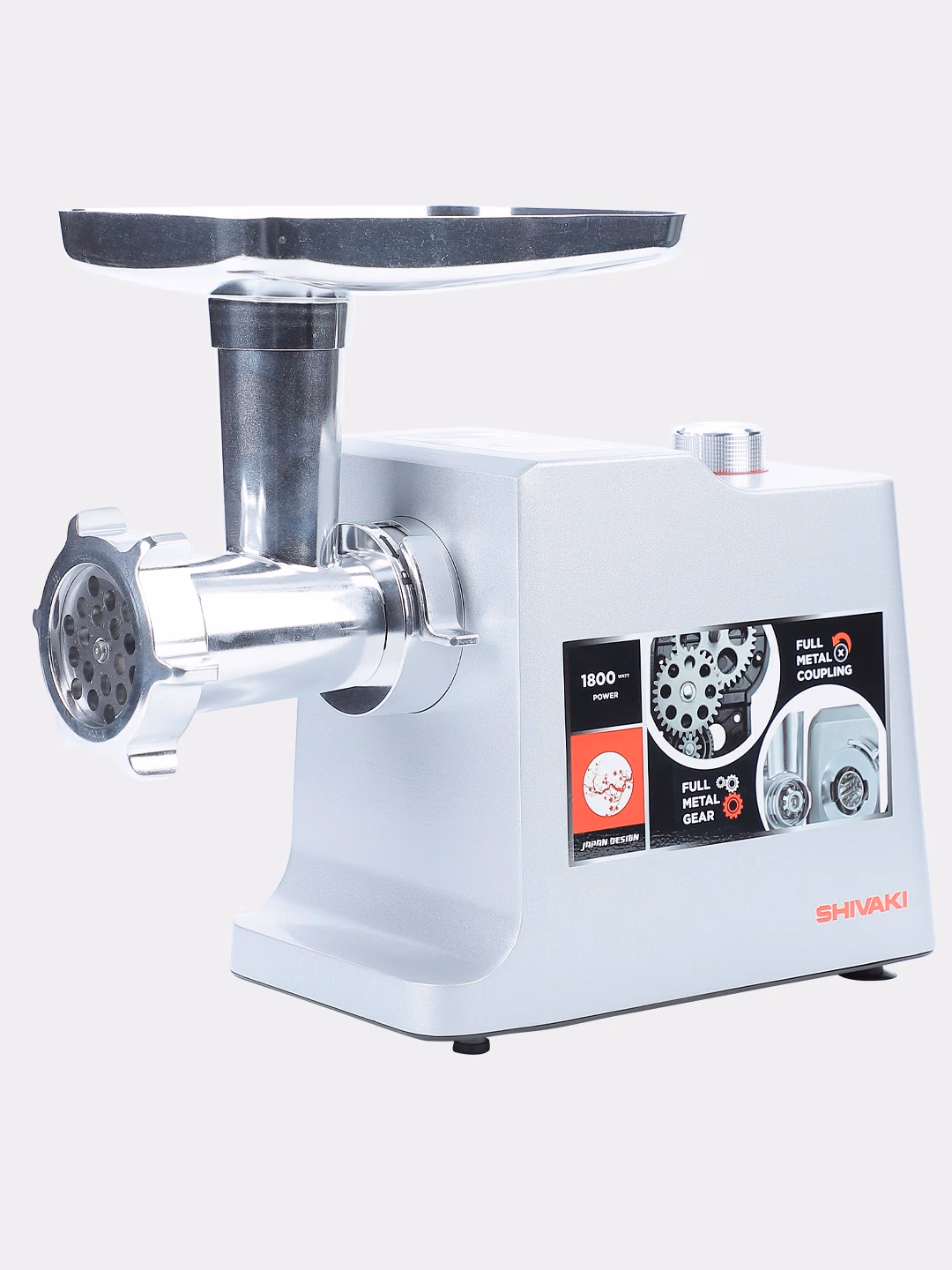 Elektr go'shtqiymalagich Shivaki MG-1183, 1600 Vt, oq - 6