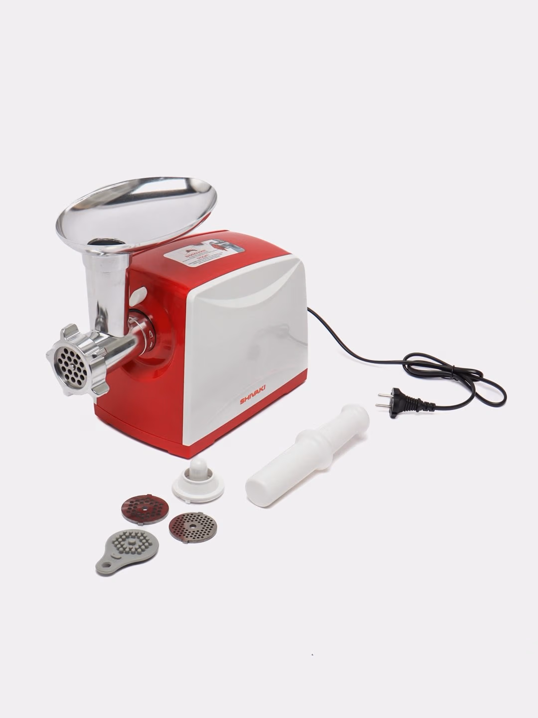 Elektr go'shtqiymalagich Shivaki MG-1183, 1600 Vt, oq - 21