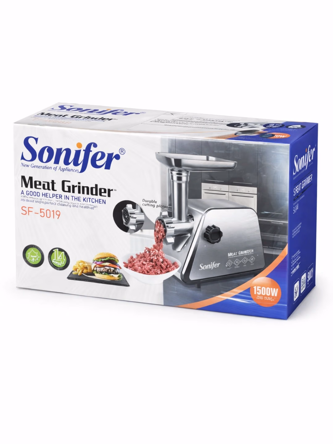 Elektr go'shtqiymalagich Sonifer SF-5011, 3000 Vt, metall - 6