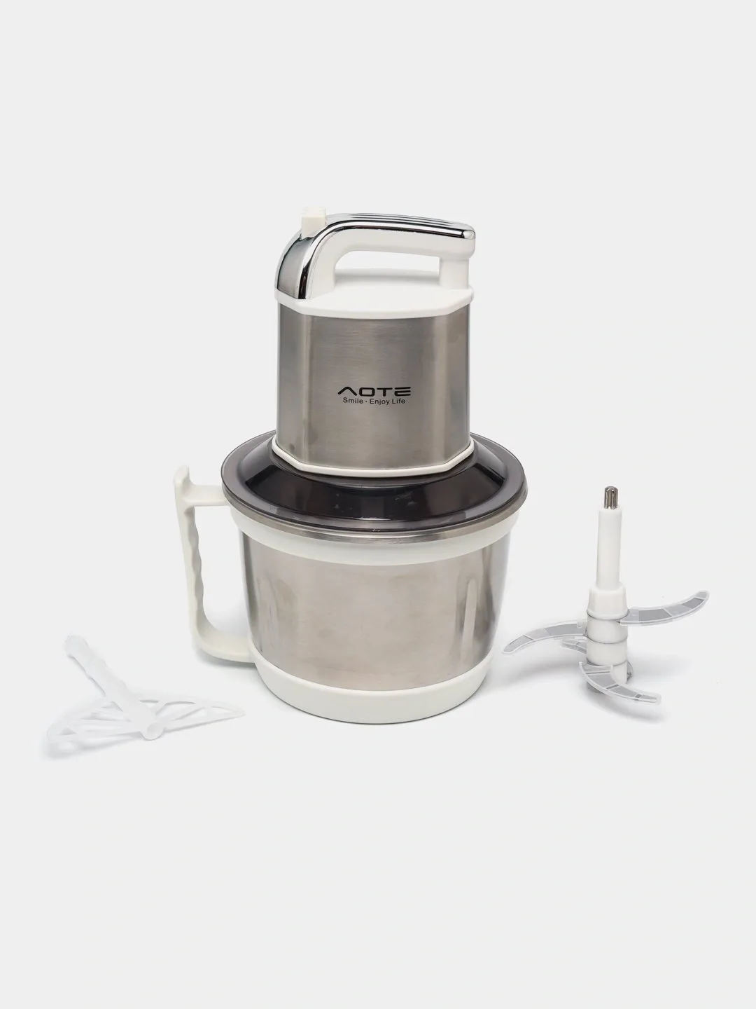 Elektr chopper-maydalagich AOTE AT-28054, 3 L, oq-kumush