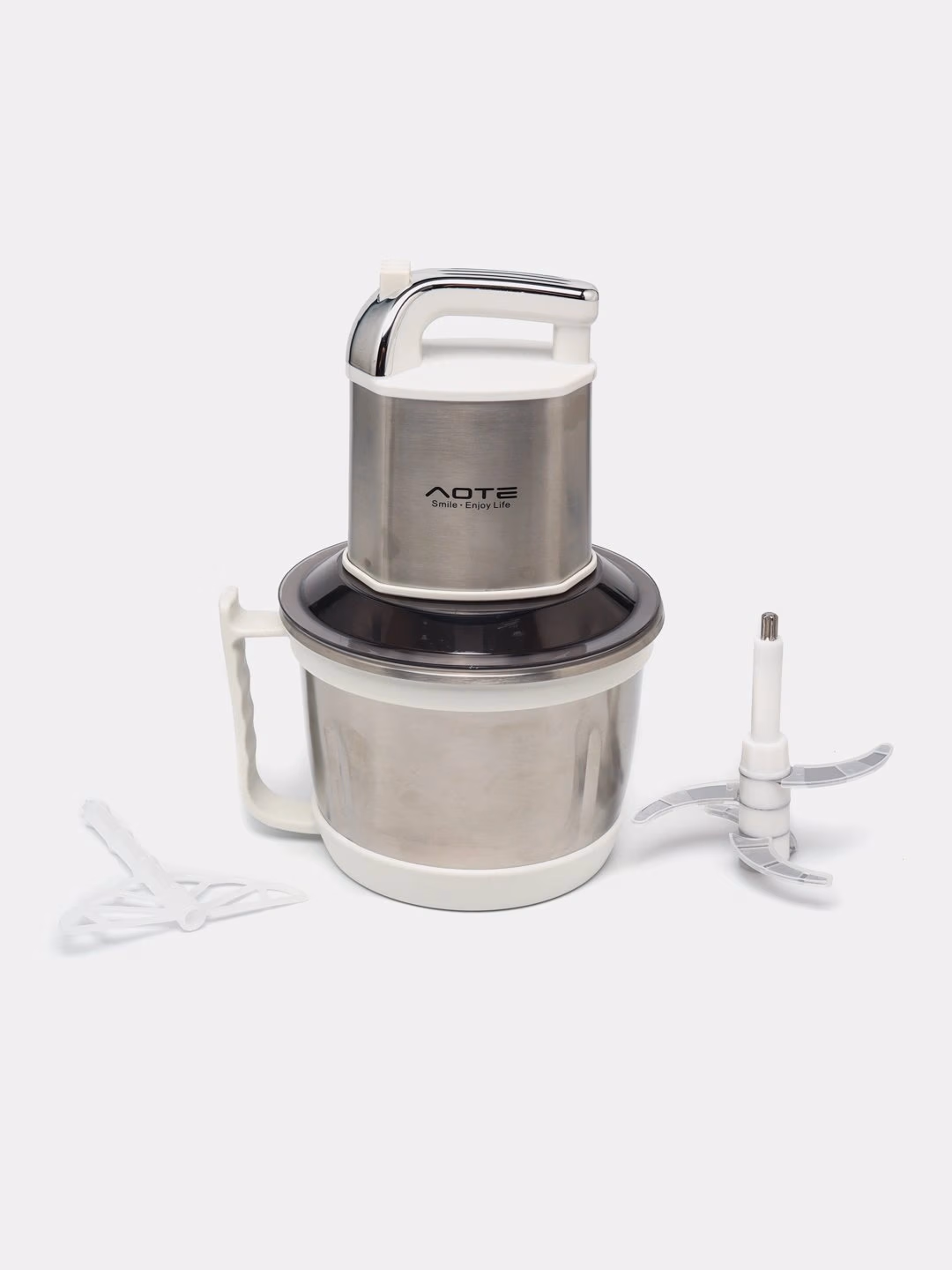 Elektr chopper-maydalagich AOTE AT-28054, 3 L, oq-kumush - 3