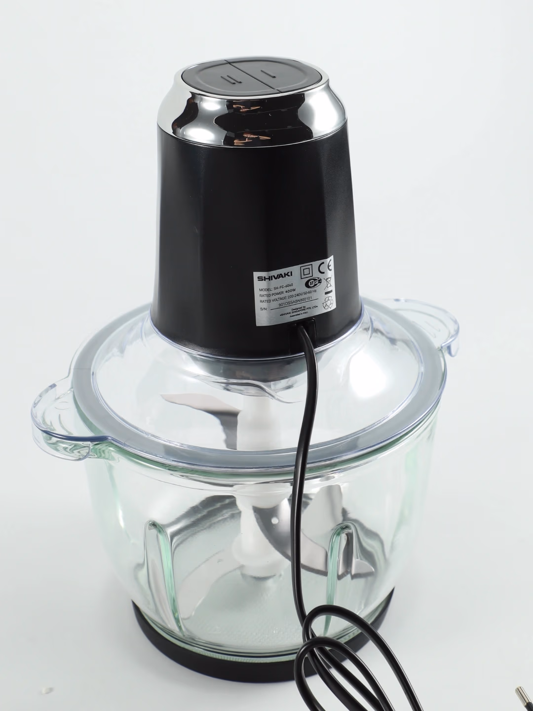 Elektr chopper-maydalagich Shivaki FC-6040, qora - 5