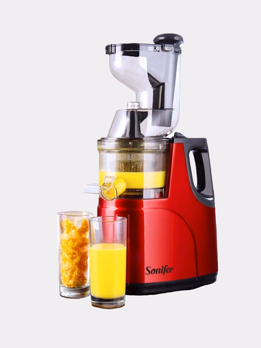 Shnekli sharbat chiqargich Sonifer SF-5537, 150 Vt, qizil - 7
