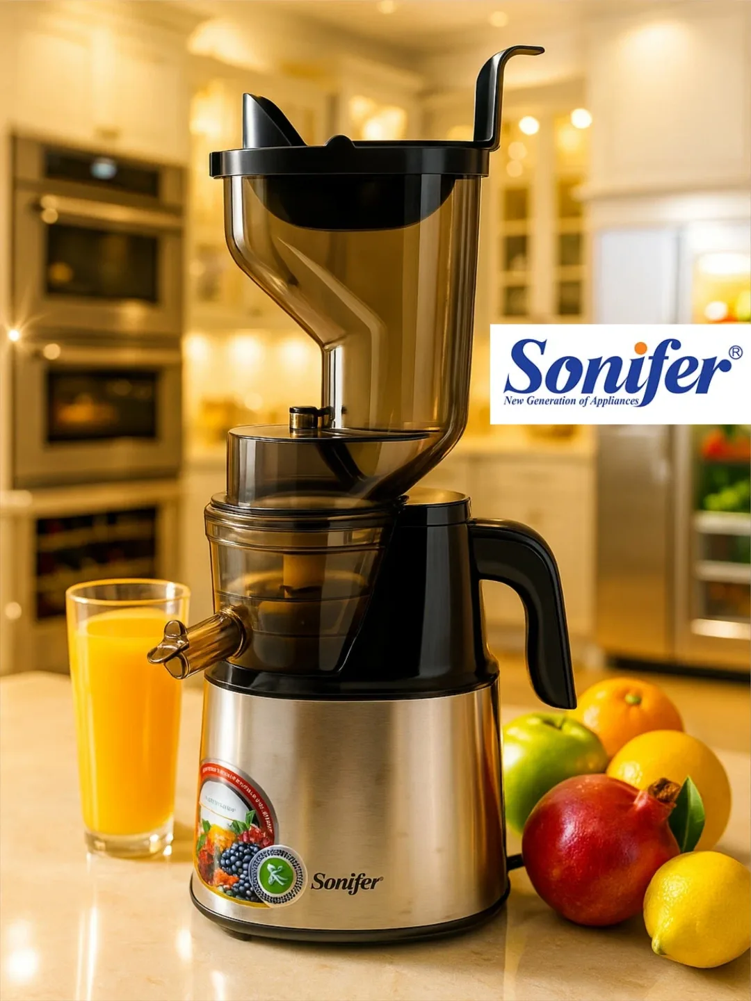 Sharbat chiqargich Sonifer SF-5538PLUS, 300 Vt, kumushrang-qora