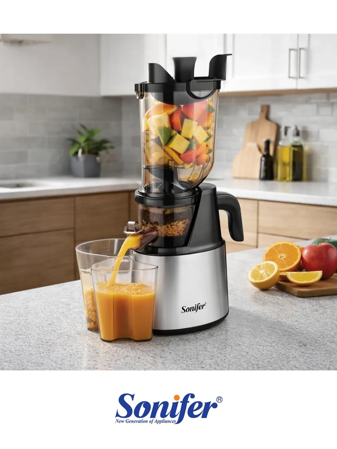 Sharbat chiqargich Sonifer SF-5538PLUS, 300 Vt, kumushrang-qora