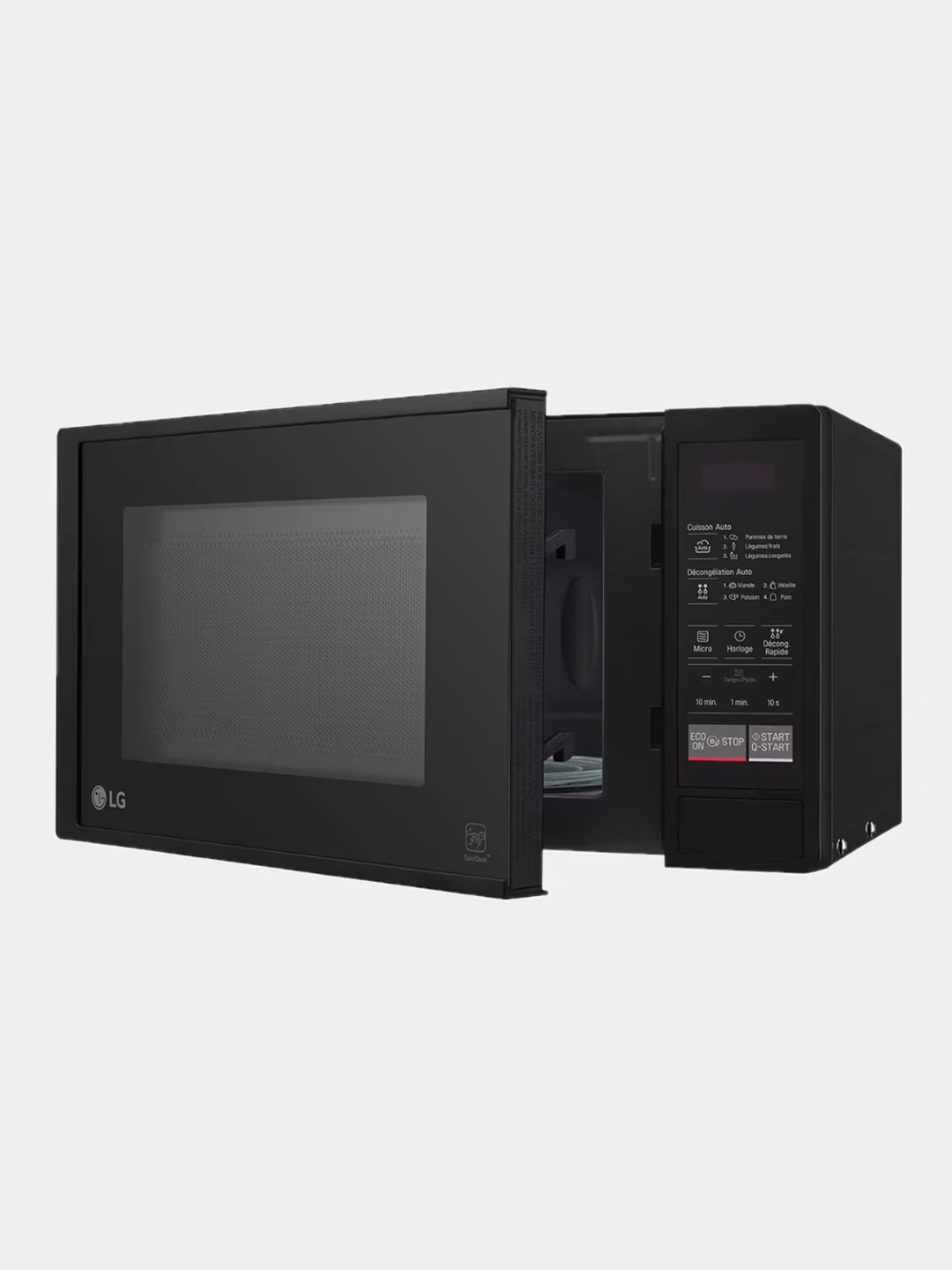 Mikroto'lqinli pech LG MS2042DB, EasyClean, 20 L, qora - 2