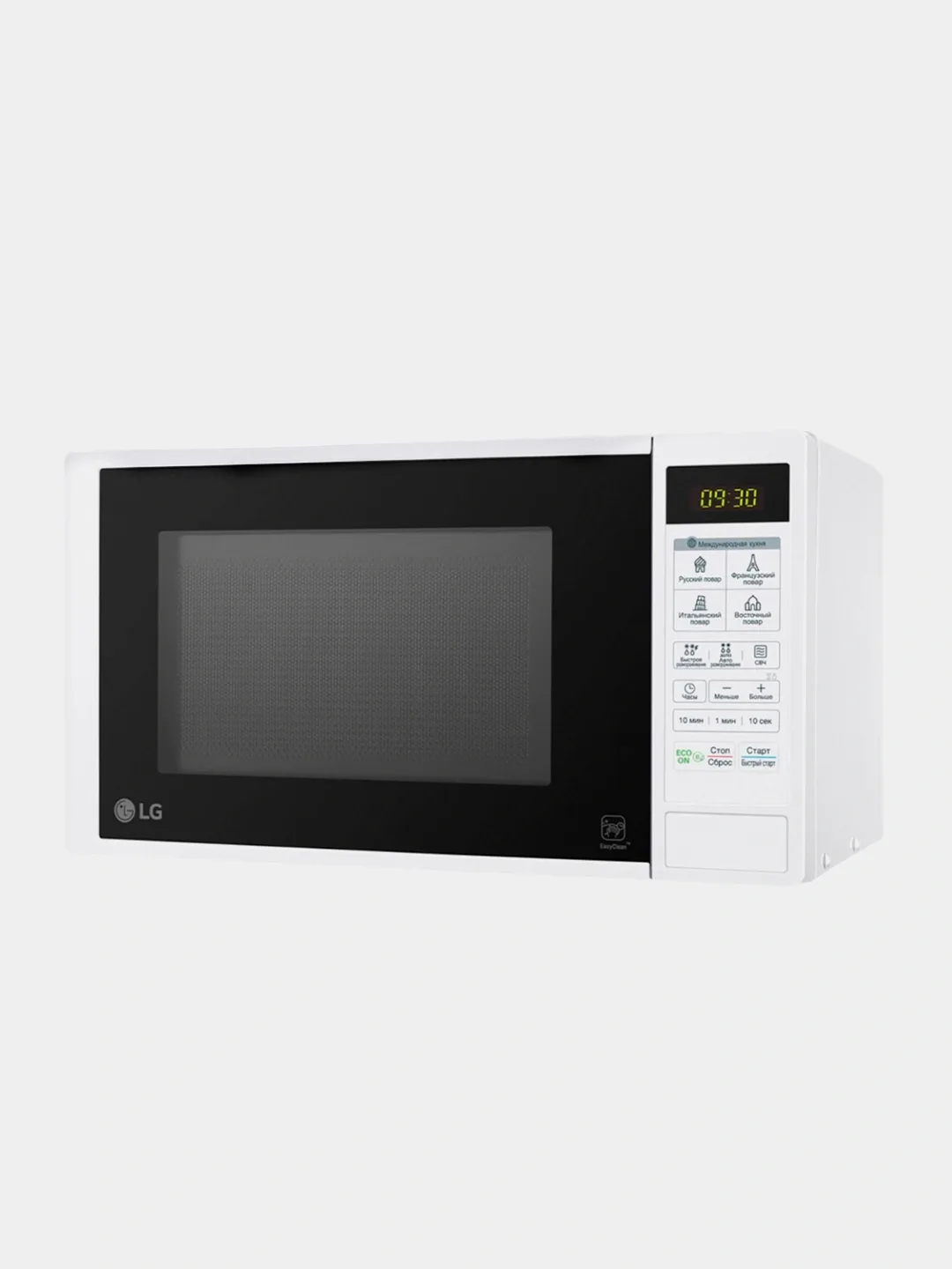 Mikroto'lqinli pech LG MS2042DB, EasyClean, 20 L, qora