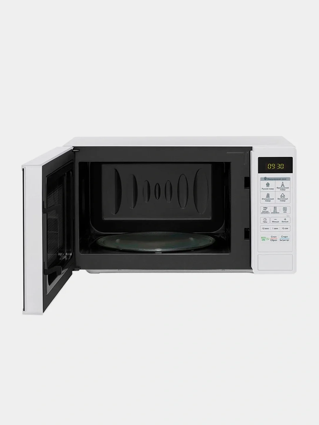 Mikroto'lqinli pech LG MS2042DB, EasyClean, 20 L, qora