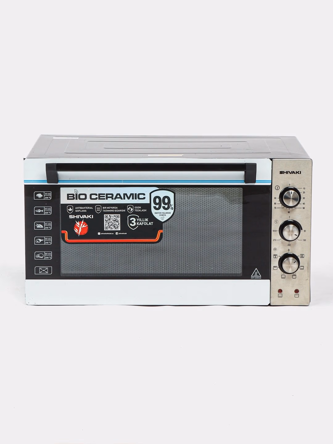 Mini pech Shivaki MD-4218L, bio-keramika, qizil - 2
