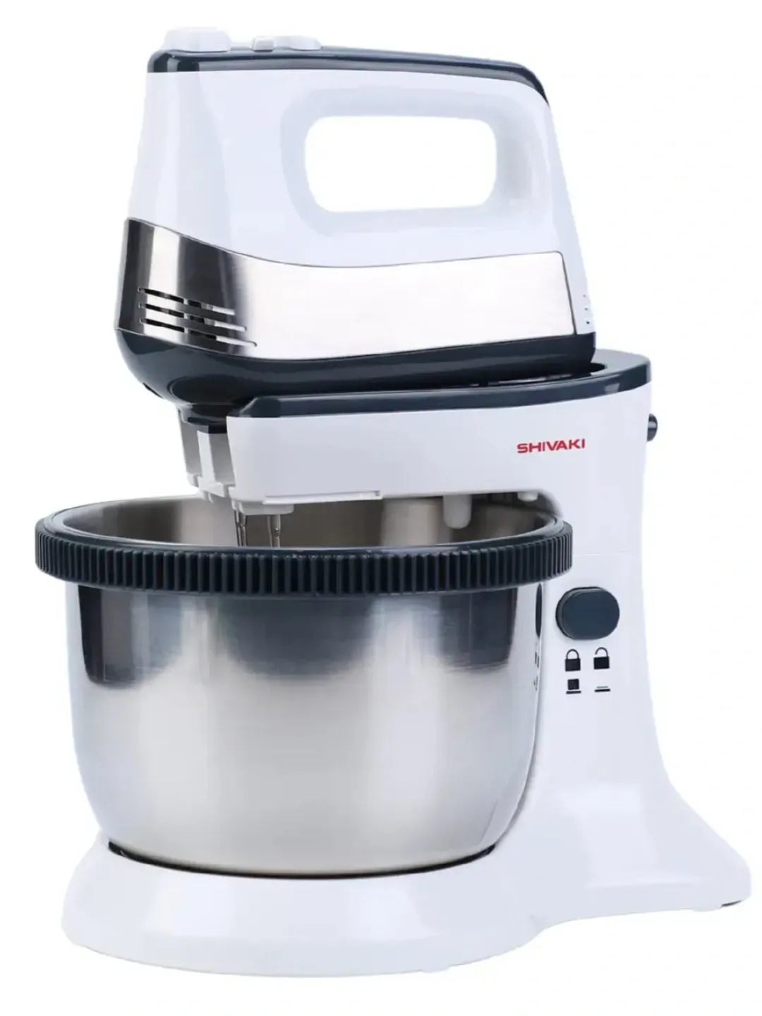 Idishli statsionar mikser Shivaki HM 5052, 3.4 L bowl, oq