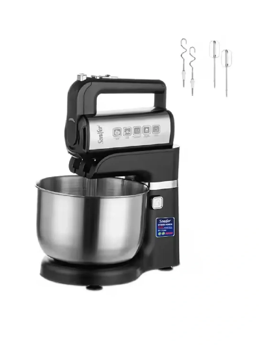 Planetar mikser Sonifer SF-7037, 3.5 L, qora