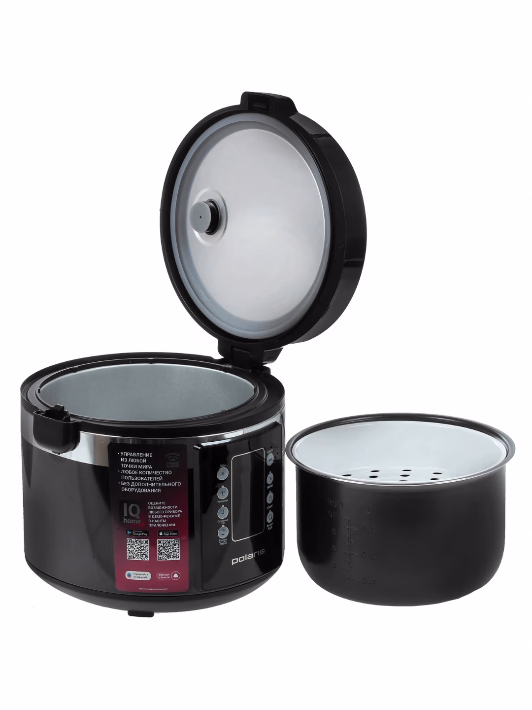 Aqlli multivarka Polaris PMC 0528 WiFi, 40 ta dastur, qora - 5