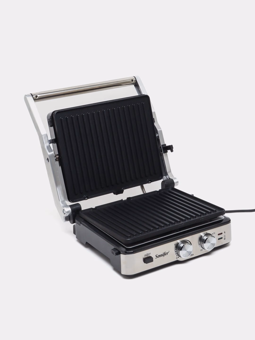 Elektr gril-panini Sonifer SF-6152, qora-kumush - 4