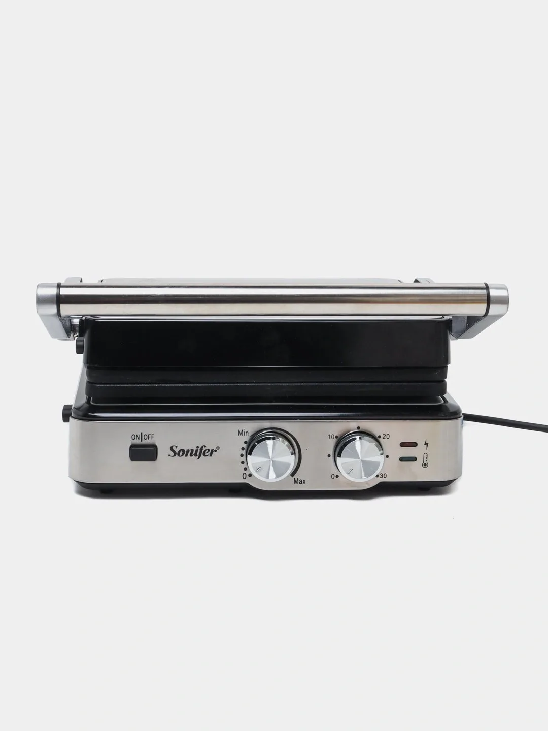 Elektr gril-panini Sonifer SF-6152, qora-kumush