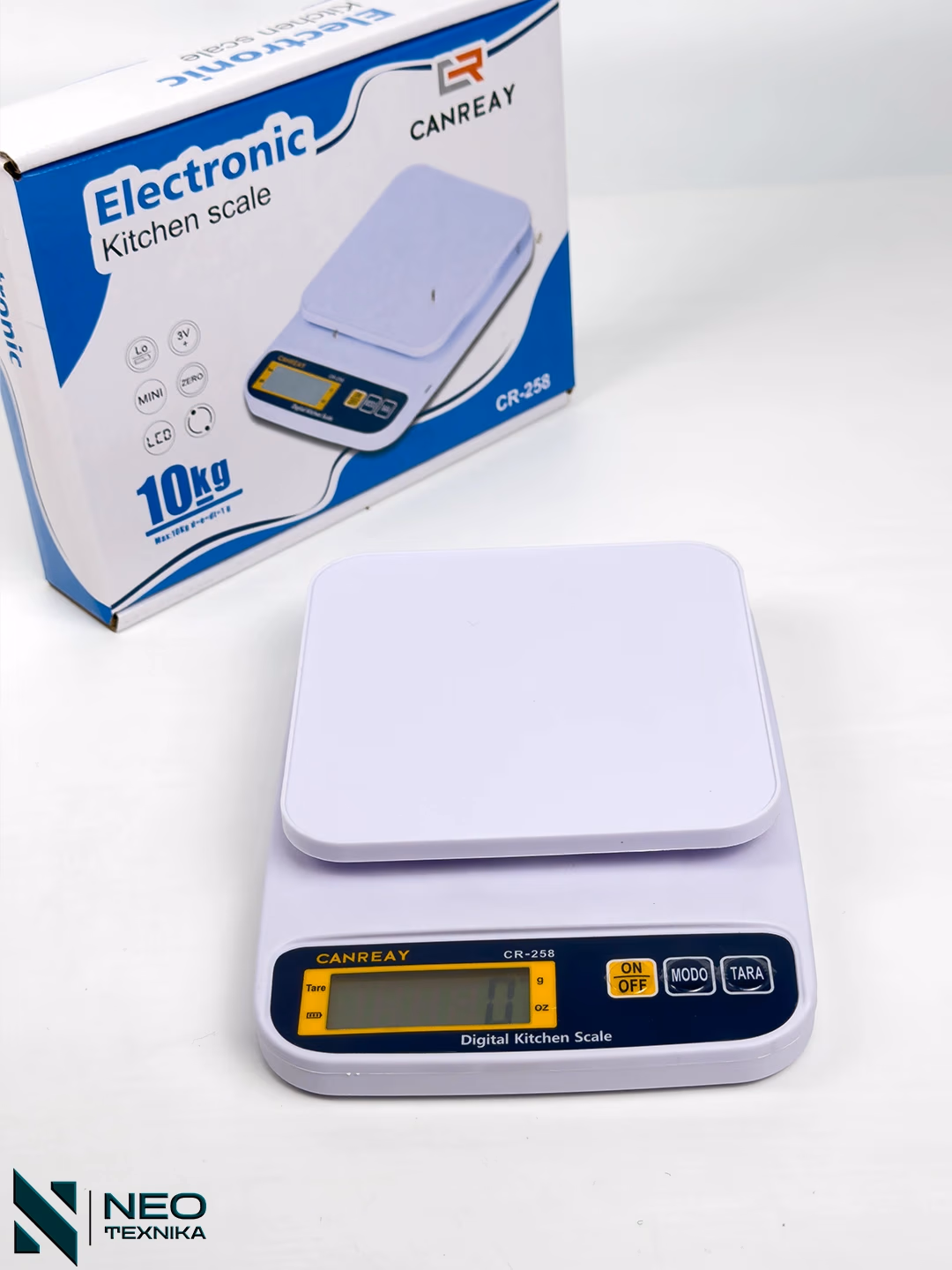 Elektron oshxona tarozisi CANREAY CR-258, 10 kg gacha - 2