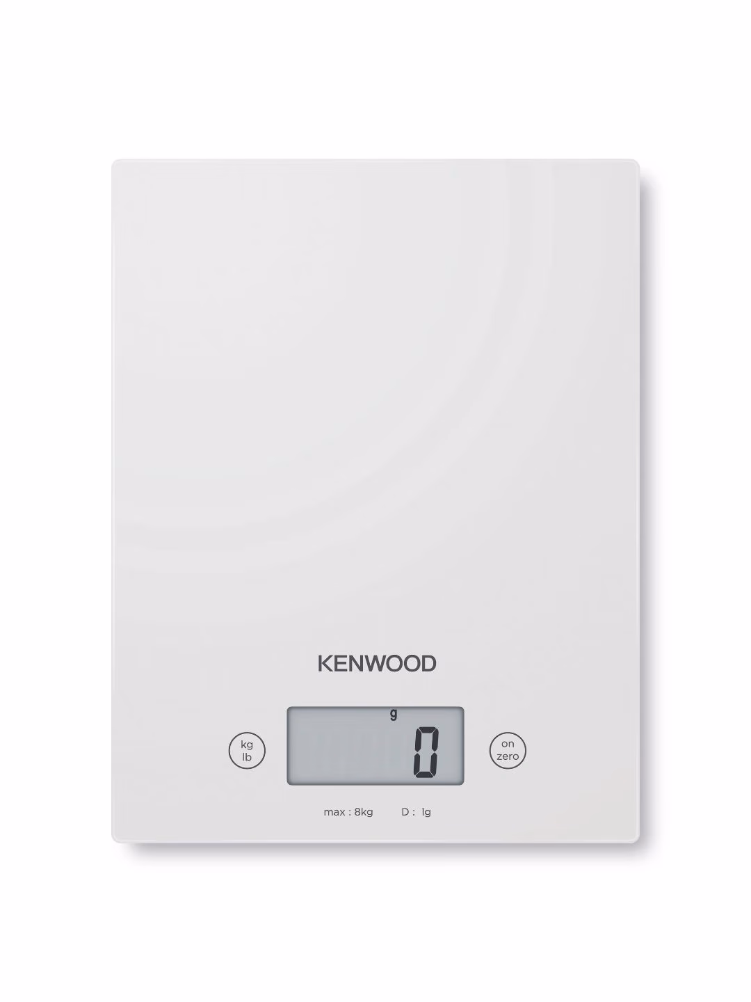 Elektron oshxona tarozisi Kenwood, sensorli, 8 kg gacha, qora - 6