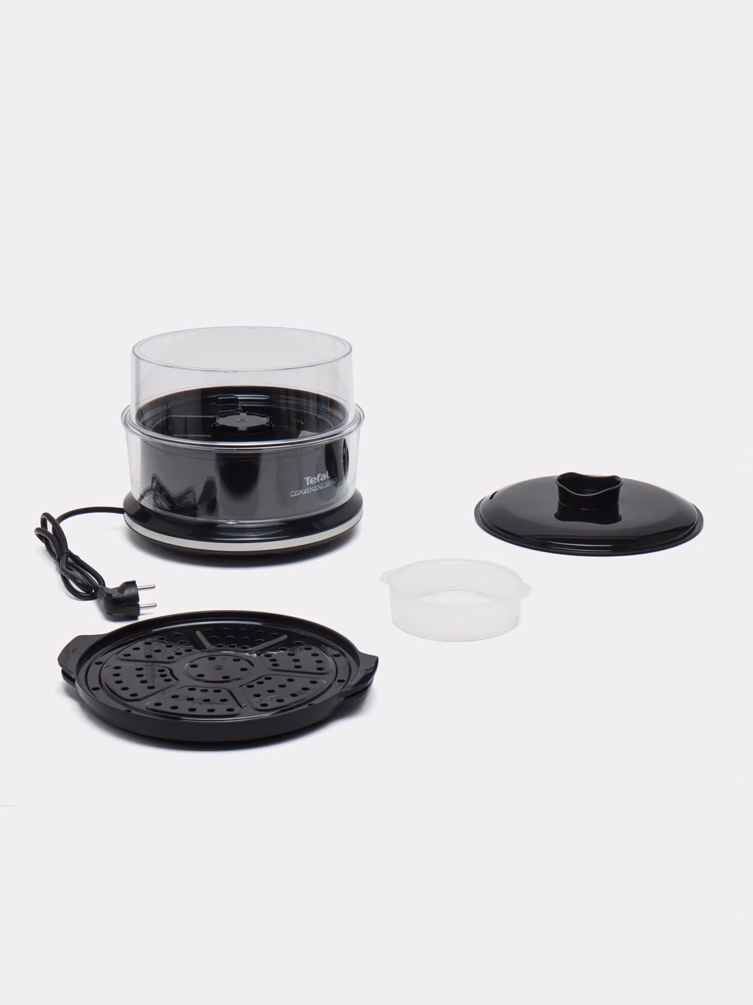 Elektr bug'pishirgich Tefal VC140131 2 qavatli, qora - 2