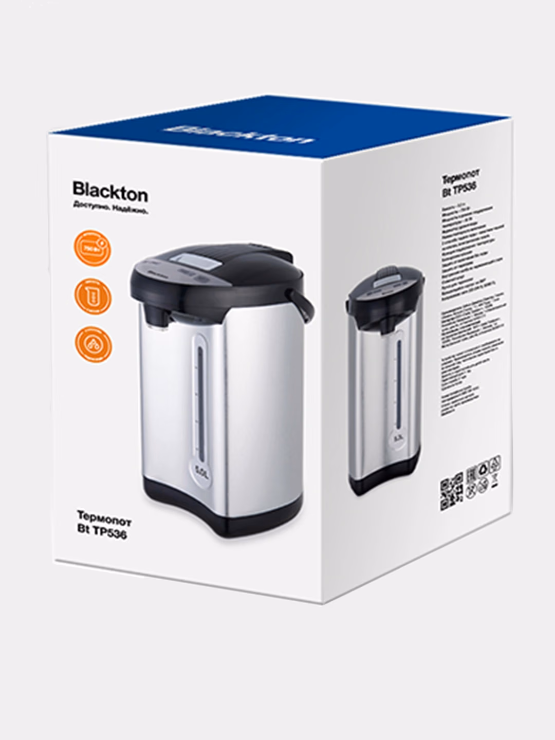 Termopot Blackton Bt TP536, 5.0 L, 750 Vt, kumushrang