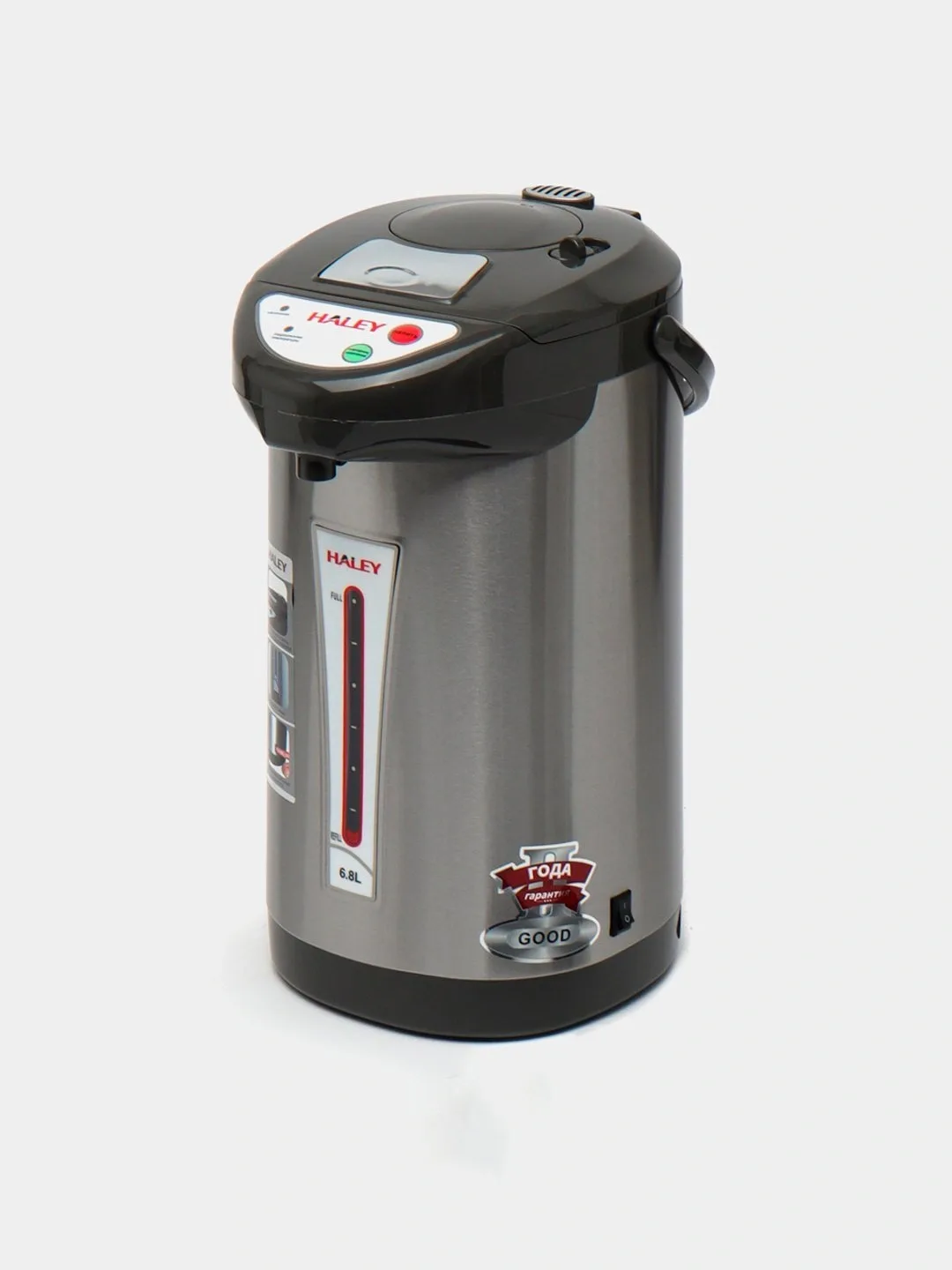 Termopot Haley HA680, 6.8 L, stainless steel-qora