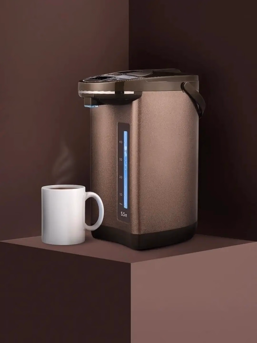Termopot BQ BQ-TP535, 5.5 L, 1450 Vt, jigarrang - 3