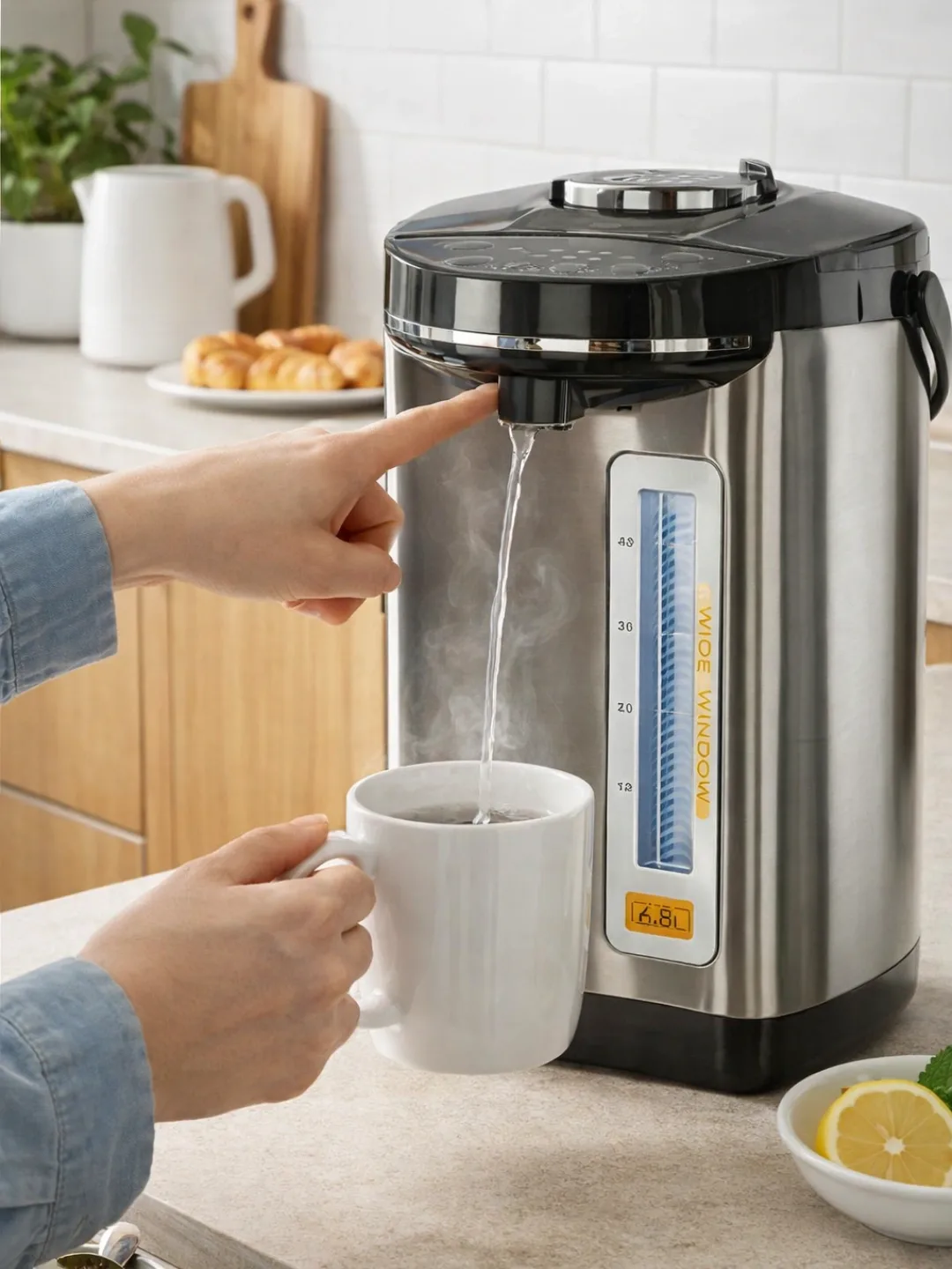 Termopot Sonifer SF-2106, 6.8 L, 900 Vt, metall