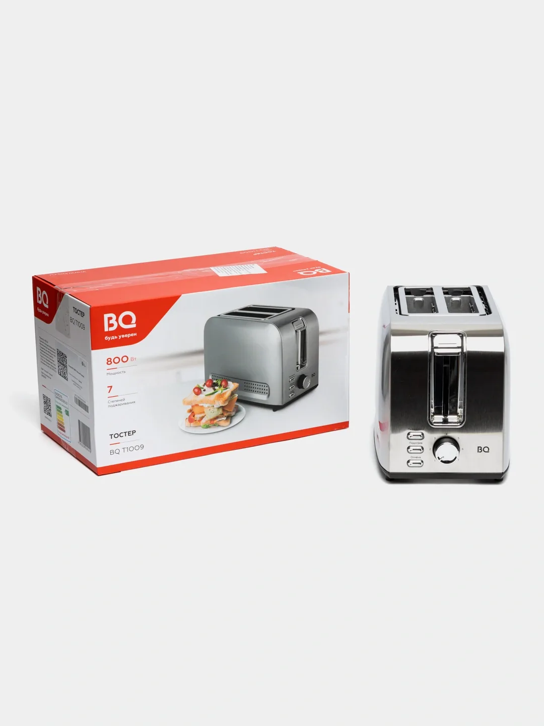 Toster BQ BQ-T1009, 800 Vt, kumushrang