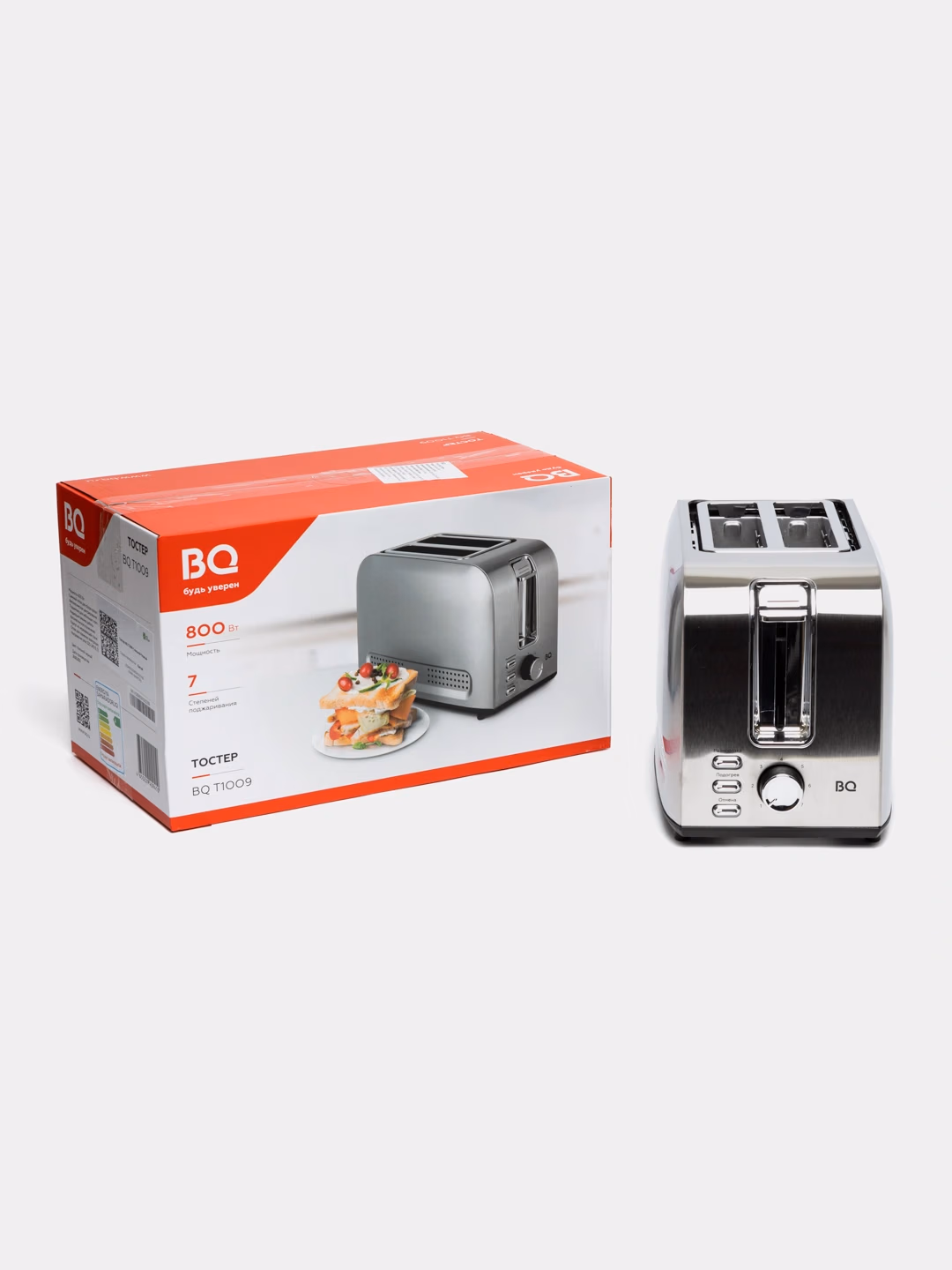Toster BQ BQ-T1009, 800 Vt, kumushrang - 11