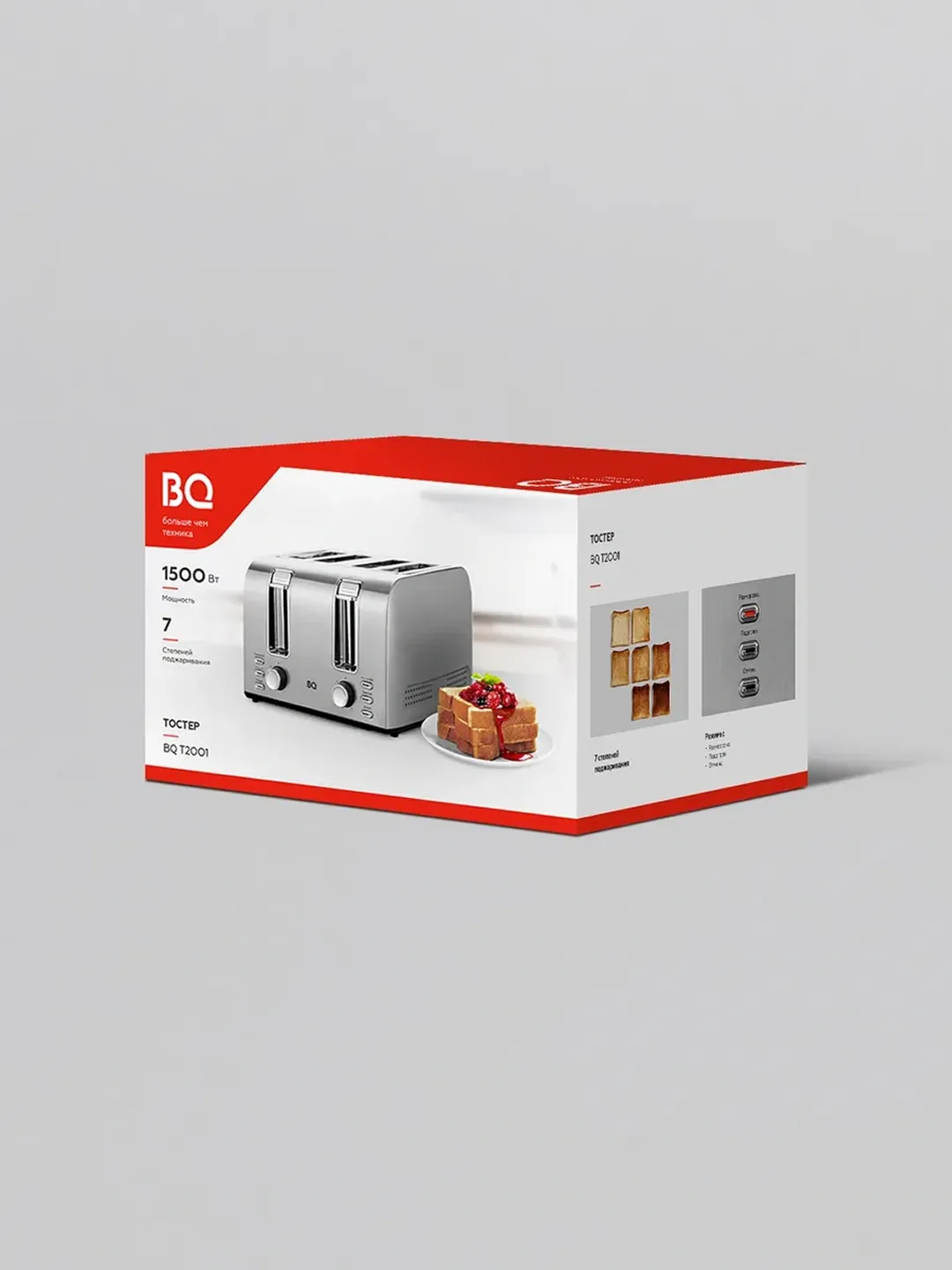 Toster BQ BQ-T2001, 1500 Vt, kumushrang
