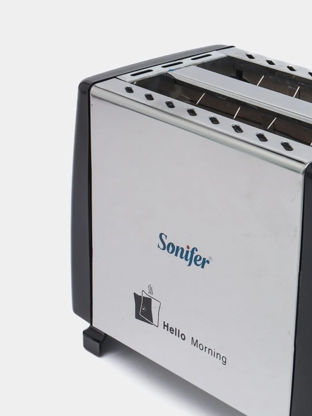 Toster Sonifer SF-6007, 2 slot, 700 Vt, qora-kumush