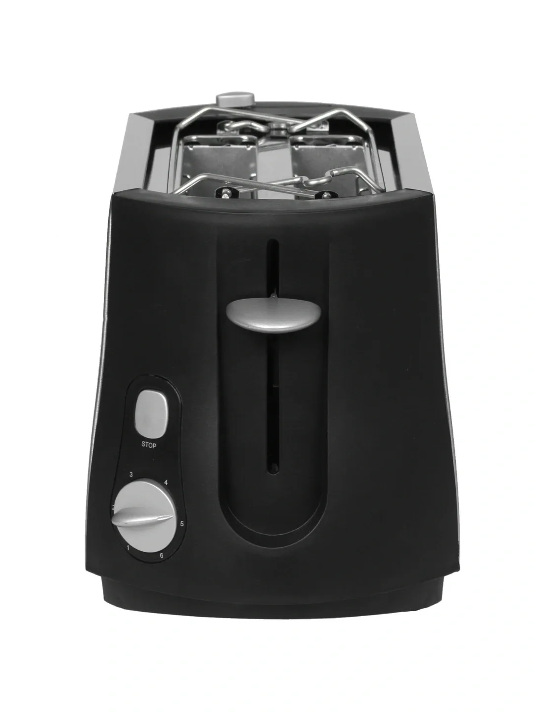 Toster Polaris PET 0812A, 800 Vt, qora-kumushrang