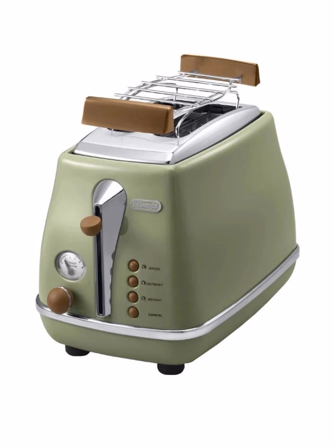 Toster De'Longhi Icona Vintage CTOV 2103, retro dizayn, yashil - 3