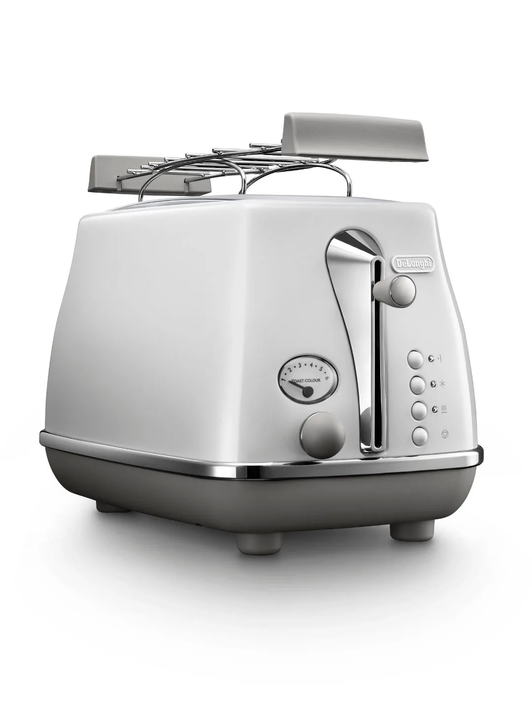 Toster De'Longhi Icona Capitals CTOC2103.W, 2 slot, oq