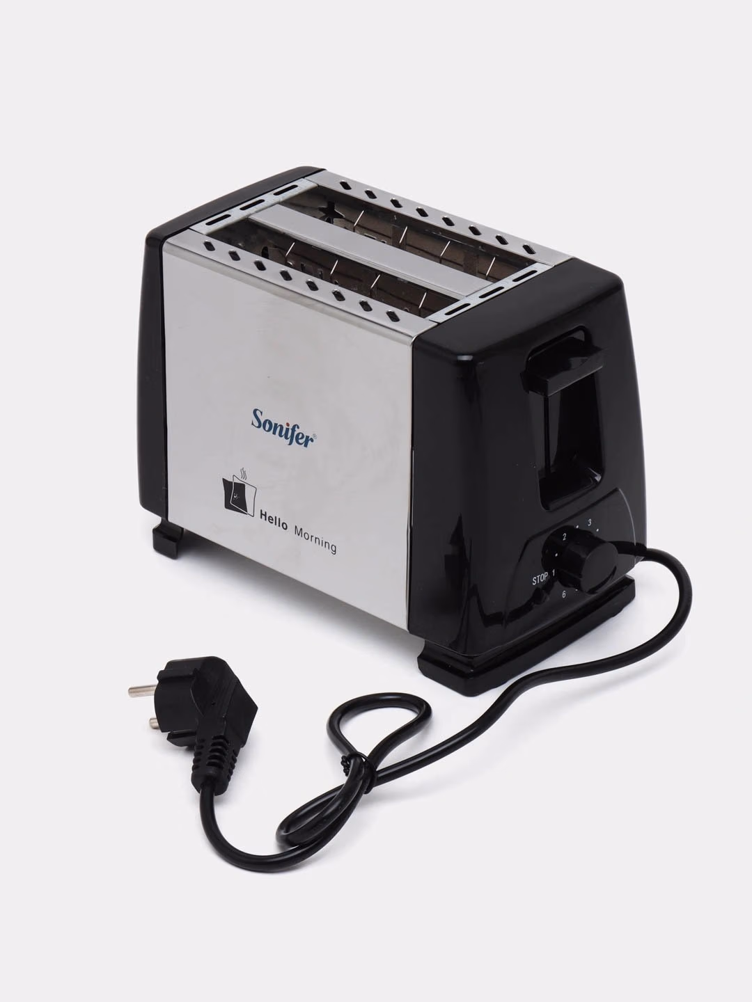 Toster Sonifer SF6007, qora-kumushrang - 5