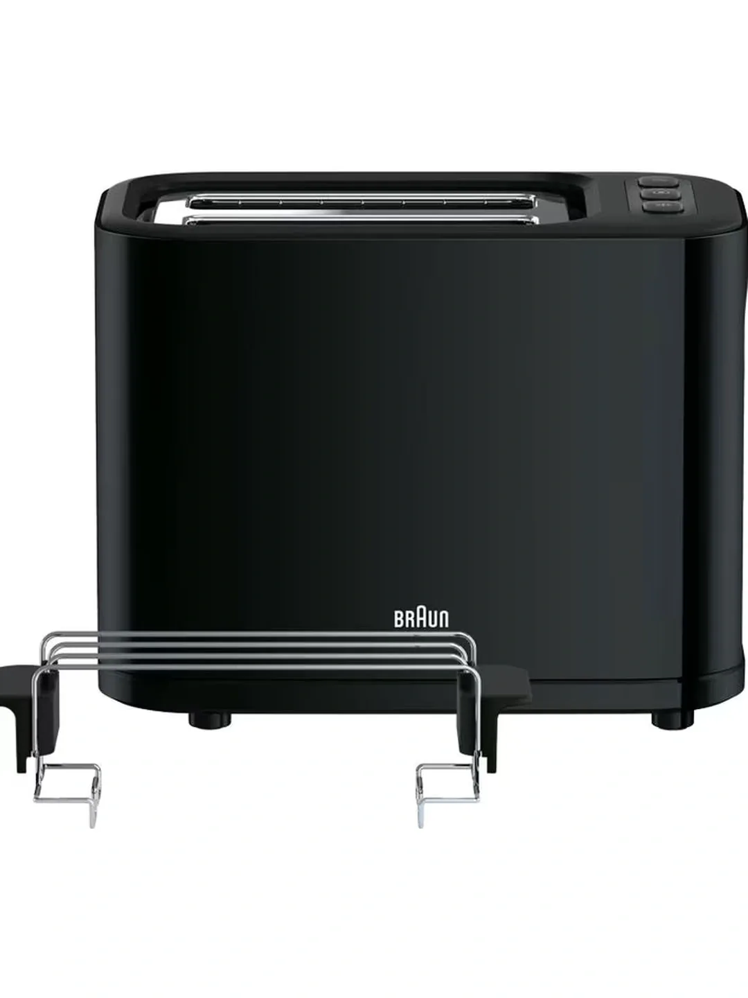 Toster Braun PurEase JB3100, 1000 Vt, 2 slot, qora
