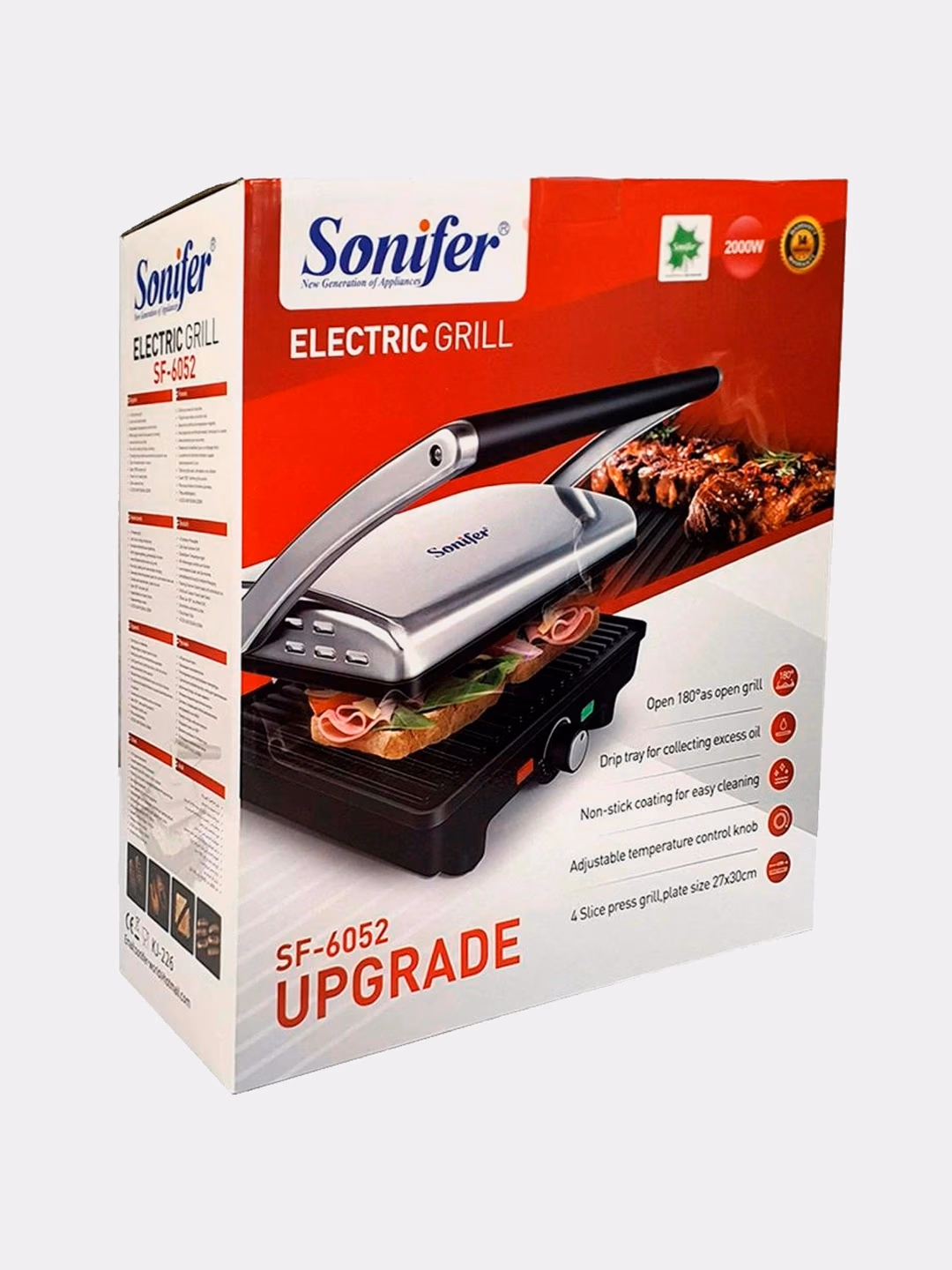 Toster Sonifer SF-6052, 2000 Vt, qora - 6