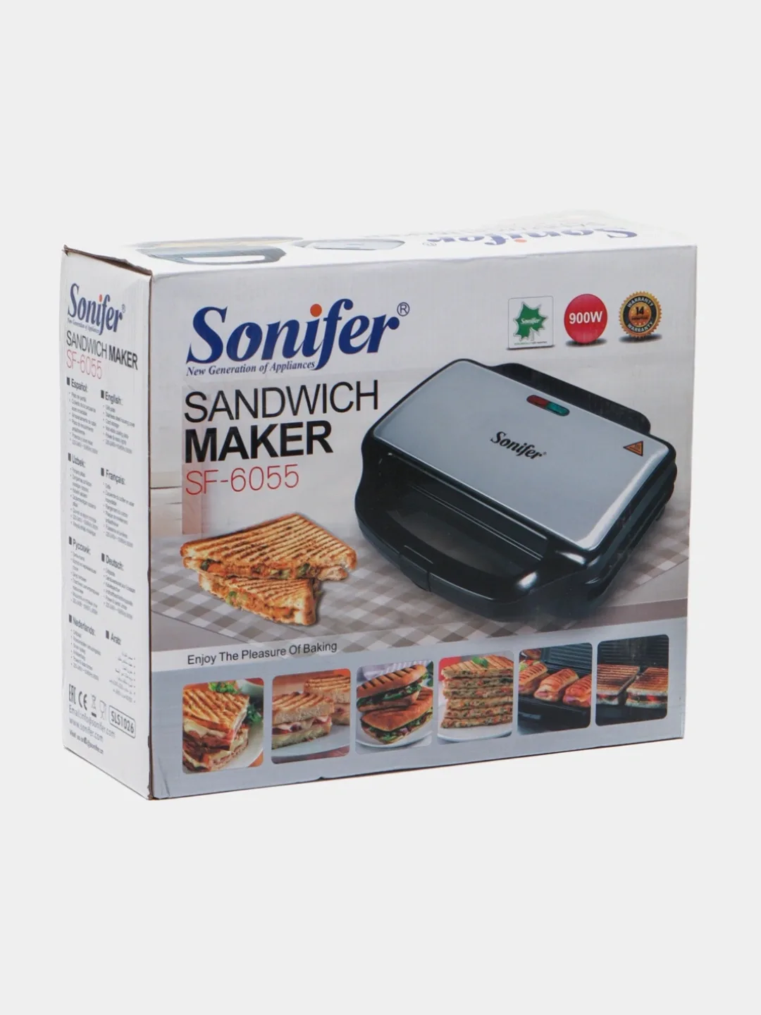 Toster Sonifer SF-6055, qora-kumushrang