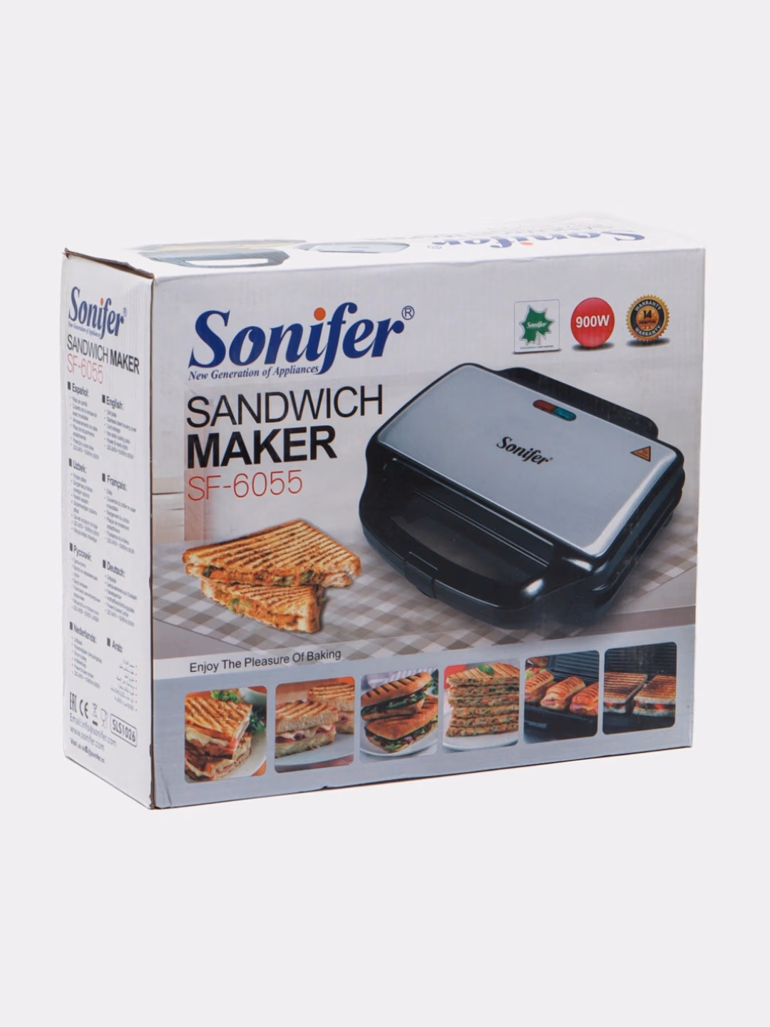 Toster Sonifer SF-6055, qora-kumushrang - 8