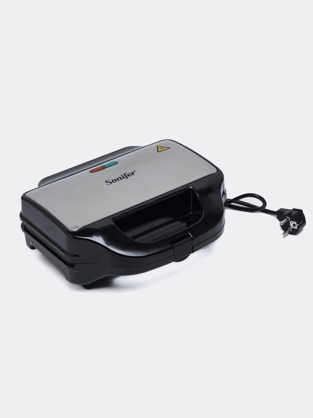 Sendvich va vafli pishirgich Sonifer SF-6056, qora-kumushrang - 2