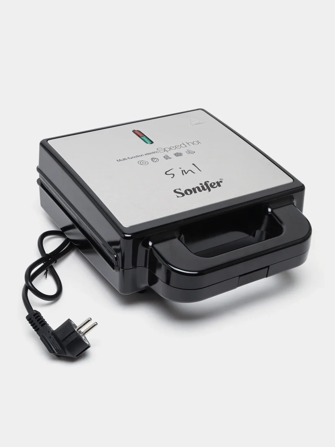 Sendvich va vafli pishirgich Sonifer SF-6143, qora