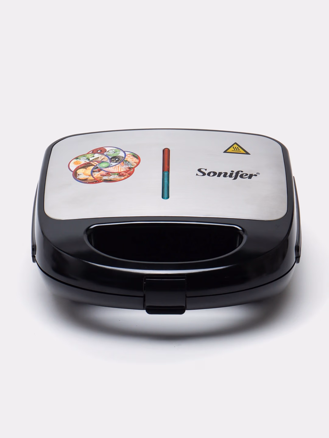 Sendvich va vafli pishirgich Sonifer SF-6153, qora-kumushrang - 3