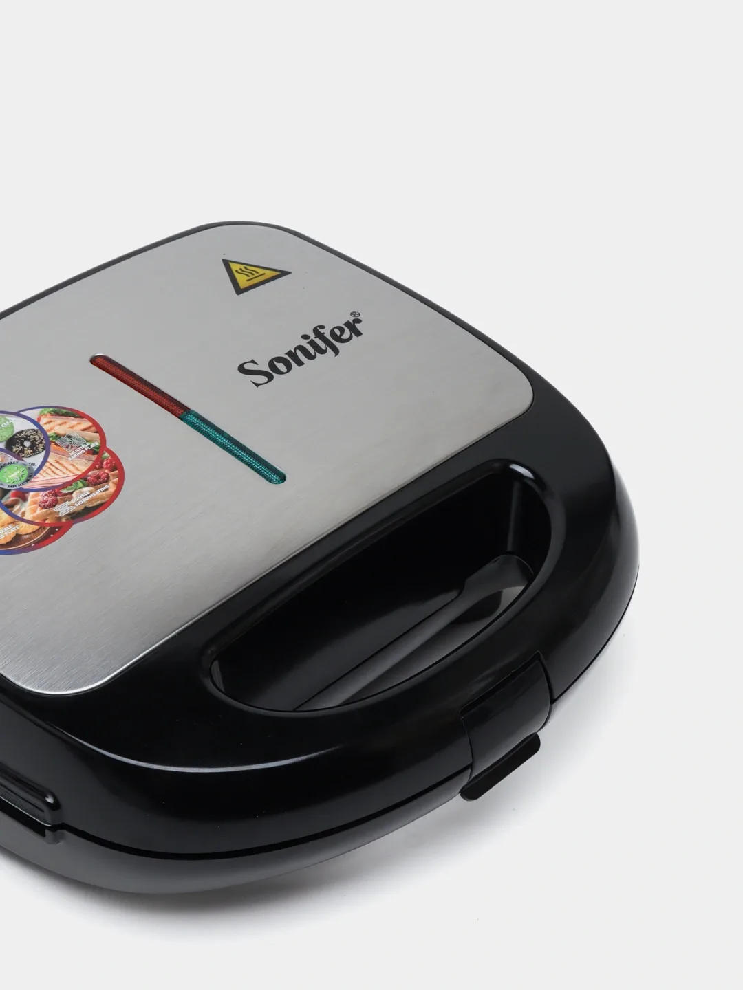 Sendvich va vafli pishirgich Sonifer 3B1, 800 Vt, qora
