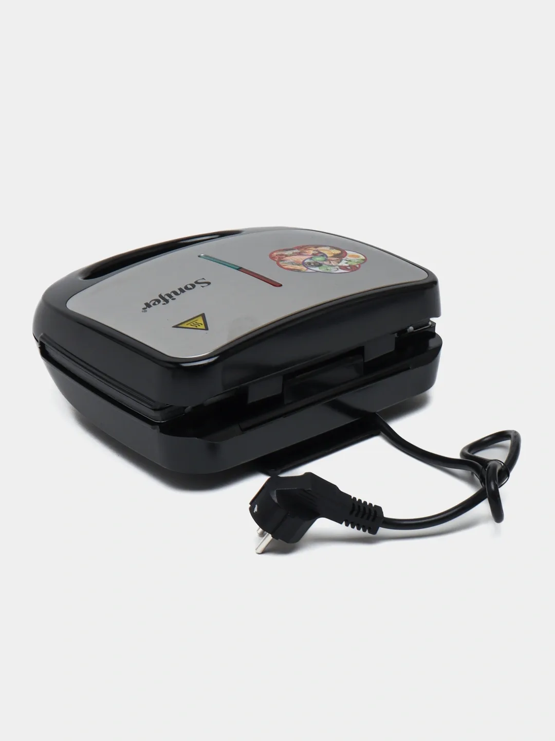 Sendvich va vafli pishirgich Sonifer 3B1, 800 Vt, qora