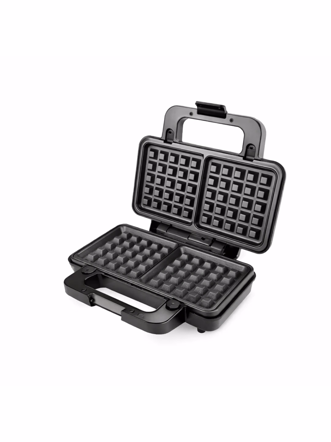 Sendvich va vafli pishirgich Sonifer SF-6166, 1000 Vt, qora-kumushrang - 4